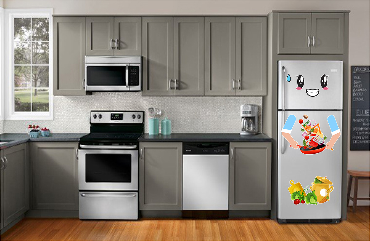 Top 50 mẫu trang trí tủ lạnh cũ đẹp nhất