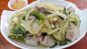 Xào thịt lợn ngon mềm